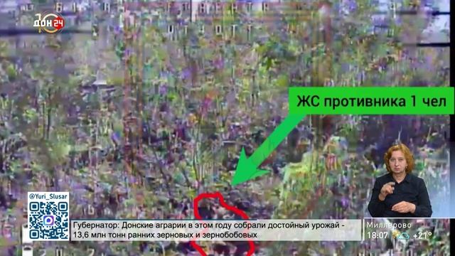 Поражение живой силы ВСУ
