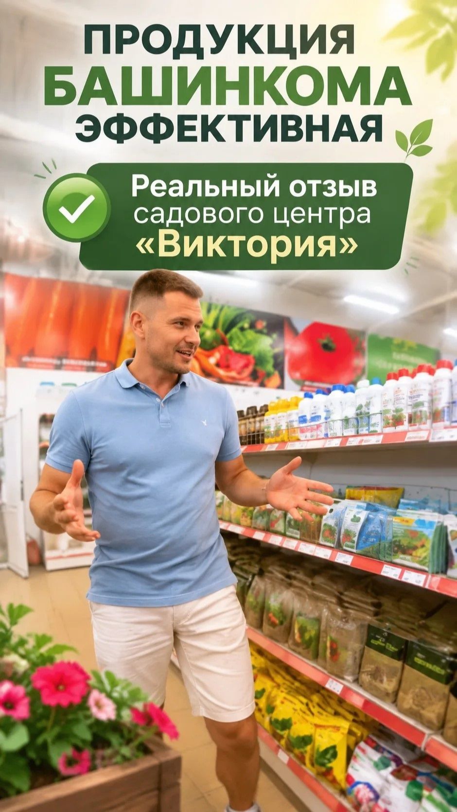 Садовый центр рекомендует. Препараты БашИнкома сработают на 100%