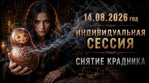 14.08.2026 Индивидуальная сессия Снятие крадника