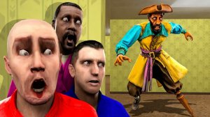 ПИРАТ КЛАРК ПОЙМАЛ НАС ! УГАР И БЕЗУМИЕ В Garry`s Mod