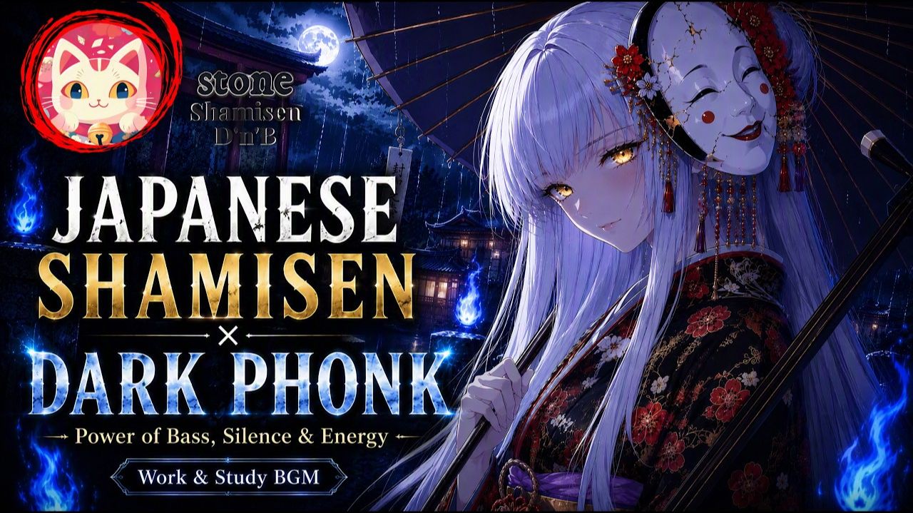 🥁🔥⛩️🎌SHAMISEN × Dark PHONK Vol.2🌊JapanDnB_STONE_13-08-2026