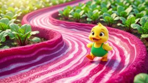 🥦🍅1 СЕРИЯ: УТЁНОК КРЯ НА ОВОЩНОЙ ГОРКЕ: обучающая мультик‑песенка для малышей — учим овощи весело!
