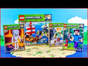 КОМПИЛЯЦИЯ LEGO MINECRAFT: Все новые зимние наборы для коллекционеров — РАСПАКОВКА