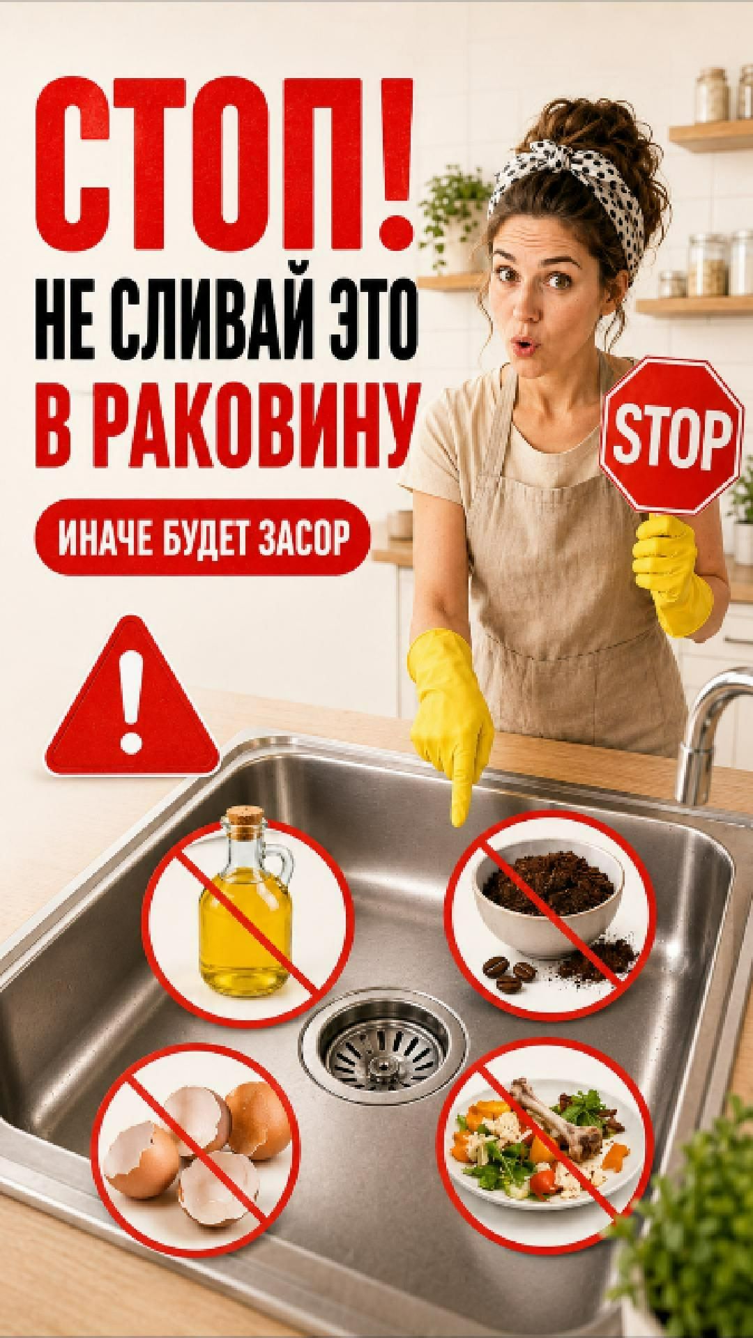 Не сливай это в раковину