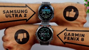 Samsung Galaxy Watch Ultra 2 vs Garmin Fenix 8 — полный обзор и сравнение: ГАРМИН В ШОКЕ? 🥇 ⌚