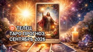 ♉ ТЕЛЕЦ ✨ ТАРО ПРОГНОЗ 🍂 СЕНТЯБРЬ 2026