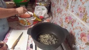 Всю ночь шёл дождик,на улице похолодало.Делаю лечо первый раз.