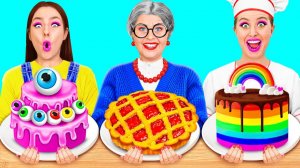 Кулинарный Челлендж# Я против Бабушки # Смешные Кухонные Войны от Fun Challenge