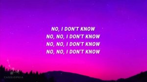 Erika - l Don't Know (Lyrics)