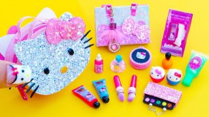 15 миниатюрных косметических средств Hello Kitty, сделанных своими руками# губная помада, палит