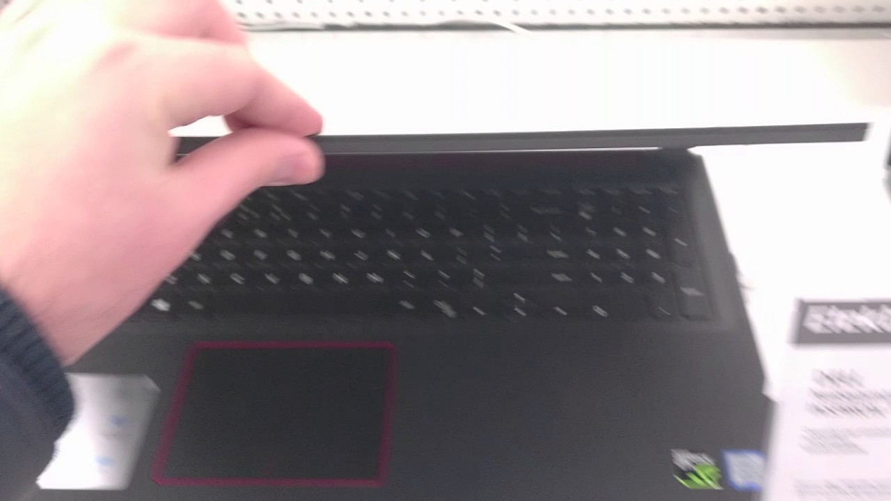Dell Inspiron 7559 One Hand Opening [ открытие одной рукой