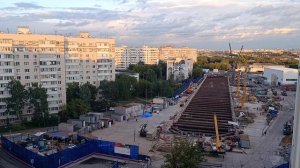 Аварийный демонтаж ТПМК Эсмина на площадке будущей станции Кленовый Бульвар Бирюлёвской линии