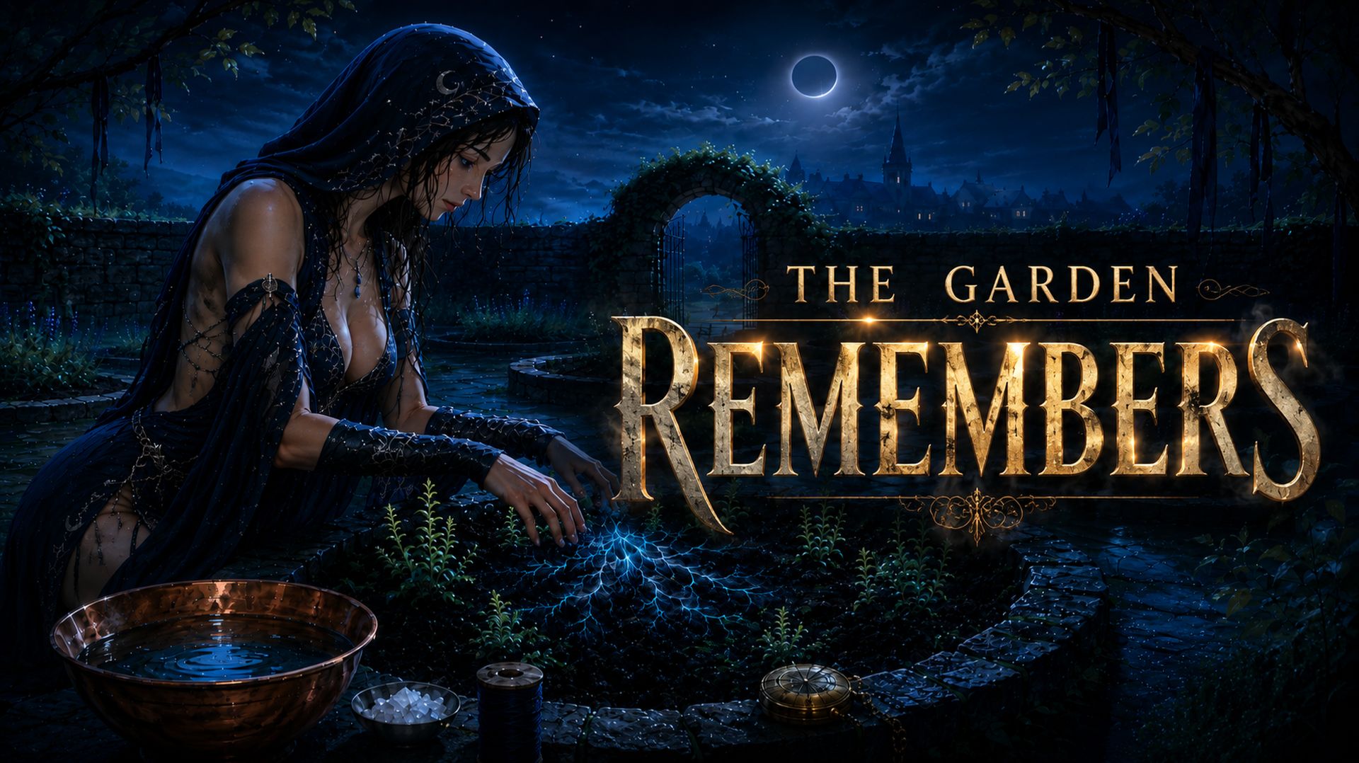 3 Hours Of Witchy Dark Fantasy Music For Reading & Study — THE GARDEN THAT KEPT THE NEW MOON