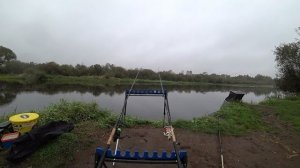 ЛОВЛЯ КРУПНЫХ ЛЕЩЕЙ ФИДЕРОМ НА РЕКЕ ПОПАЛ НА ВЫХОД ОСЕННИХ КРАКЕНОВ РЫБАЛКА МЕЧТЫ