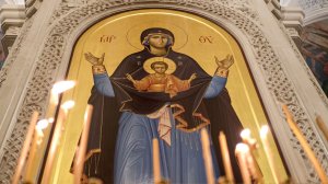Вечернее богослужение. Акафист Пресвятой Богородице