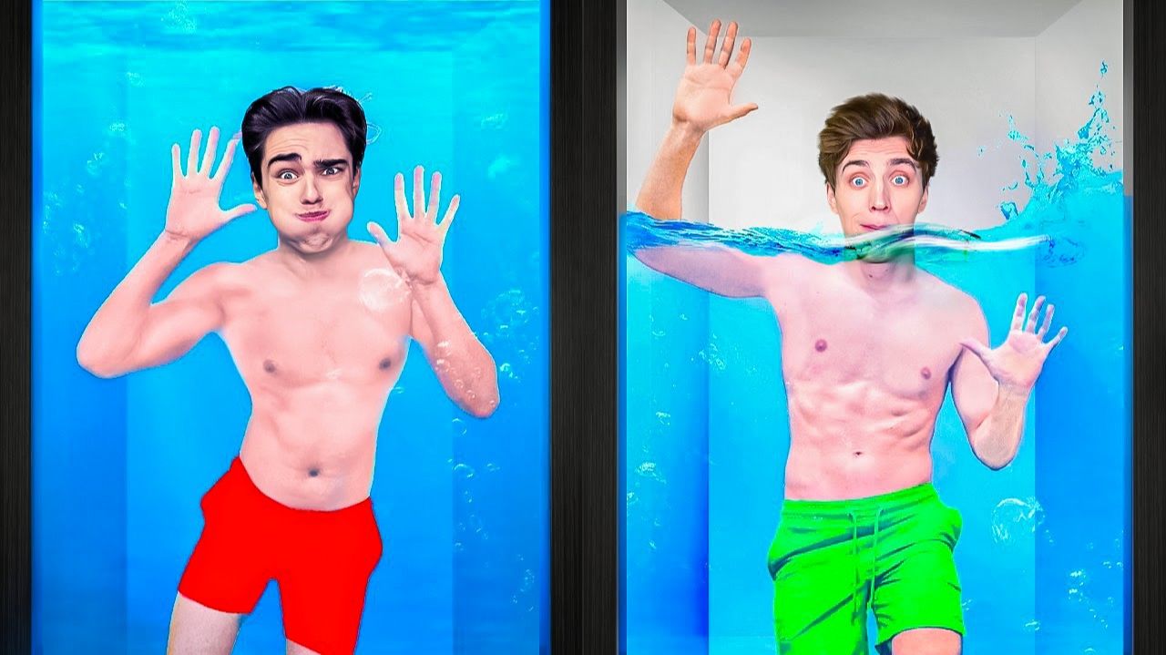 Кто Последний Покинет ВОДНЫЙ БОКС Челлендж ! А4