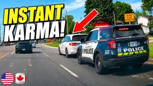 ✅ 👮 МГНОВЕННАЯ КАРМА от Полиции! Удобные Копы и Справедливость — Часть 22 | ДТП и Аварии