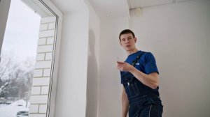 Установка раздвижного электрокарниза