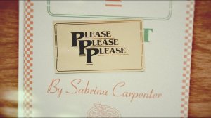 Sabrina Carpenter - Please Please Please (Lyric Video)