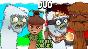 МОИ СПРУНКИ OC DUO: ЖЁЛУДЬ И ЗОМБИ-ЙЕТИ ИЗ PVZ | ОТ ФАЗЫ 1 ДО ФАЗЫ 2 🌱🧟♂️❄️