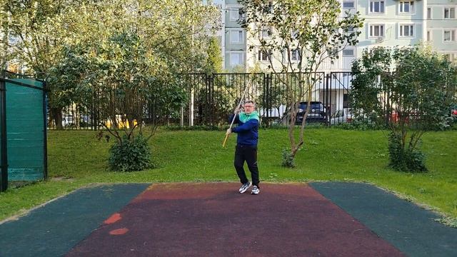 Упражнения с мягким шестом 160 см (10)
