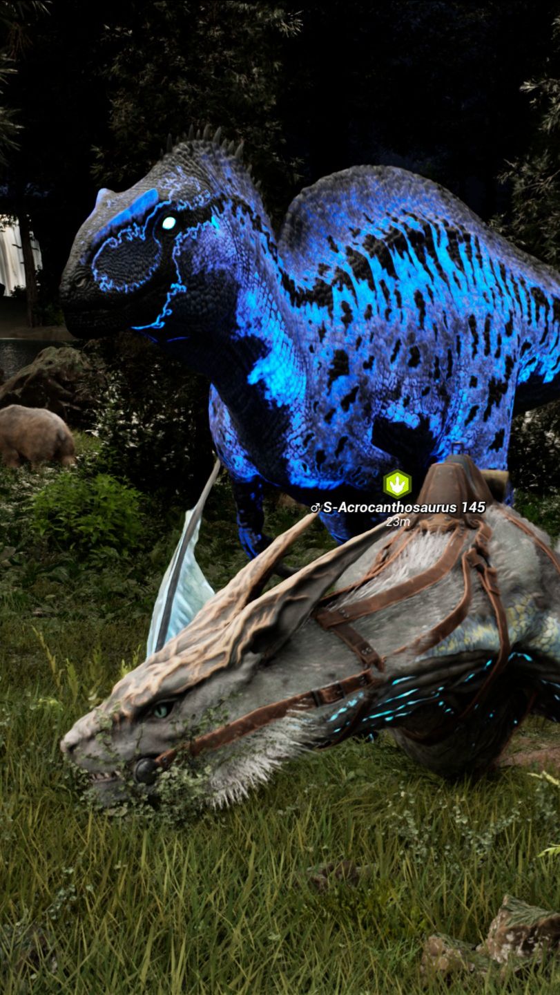 Акрокантозавр Манагармом оглушение и приручение проще чем.. Acrocanthosaurus ARK Ascended Bjarnheim