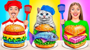 Кулинарный Челлендж_ Я против Бабушки с Котиком _ Смешные Челленджи