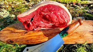 Вот это ужин! Сочная говядина с рисом на костре