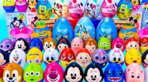 ASMR. Disney. Мягкие игрушки‑сюрпризы. Гигантское яйцо: Клуб Микки Мауса.