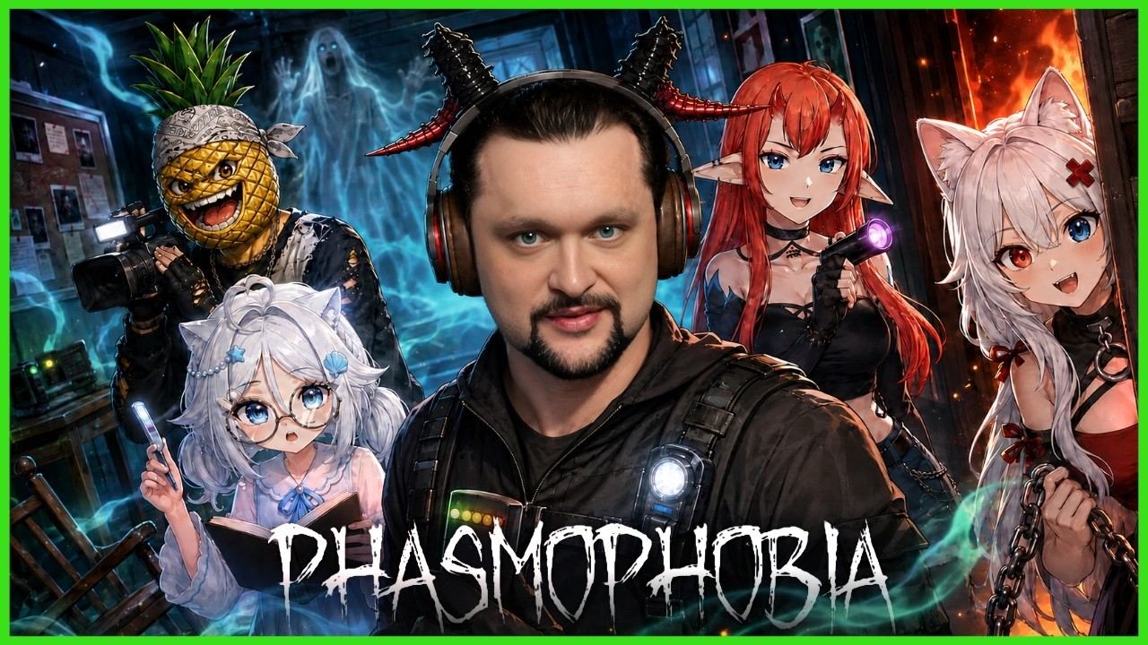 Делаем полный зачил в Phasmophobia! А потом цепи!