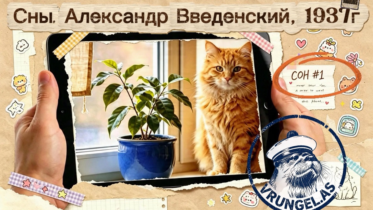 Сны. Сон #1. Ваша кошка тоже хулиганит? С 30 секунды баловство