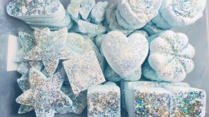 ASMR crush chalk 🩵🩵🩵