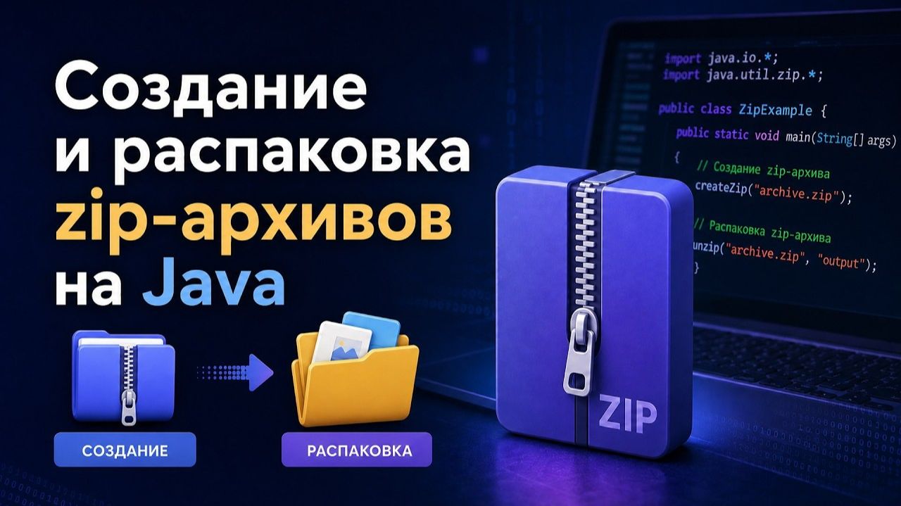 ZIP-архивы на Java: упаковываем и безопасно распаковываем файлы