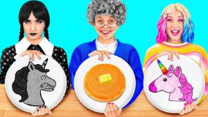 Кулинарный Челлендж# Уэнсдей Против Бабушки # Вкусные Рецепты от Fun Challenge