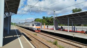 Электропоезд ЭП2Д-0021 ЦППК разъезд Орудьево 16.07.2026