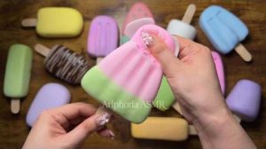 ASMR: хруст эскимо 🍭🍡Хруст глины и воска для расслабления ✨Завораживающее зрелище😍