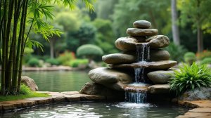 🐦 ПЕНИЕ ПТИЦ И ЖУРЧАНИЕ ВОДЫ В ПАРКЕ 🌿 НЕЖНЫЙ ШУМ ВОДЫ 🌿 РЕЛАКС ЗВУКИ ПРИРОДЫ ДЛЯ СНА
