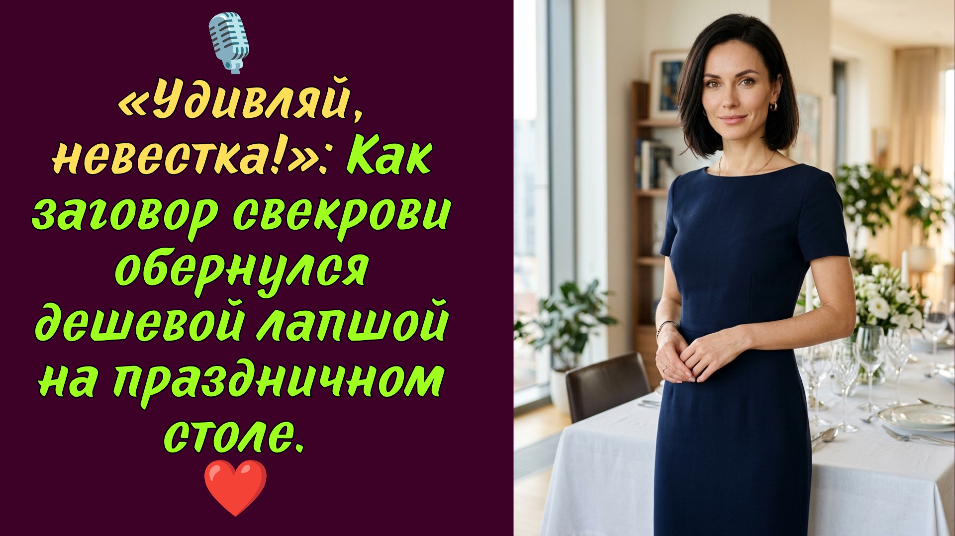 «Удивляй, невестка!»: Как заговор свекрови обернулся дешевой лапшой на праздничном столе.