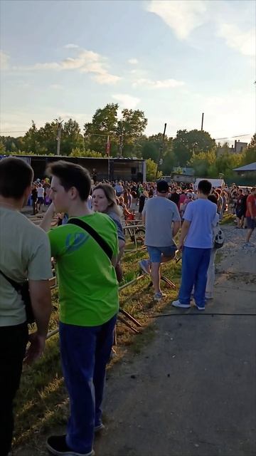 Рок-концерт в Кинешме после чемпионата России по водно-моторному спорту..