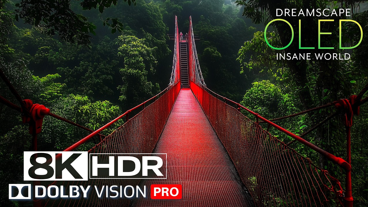 8K MAX RESOLUTION! Dolby Vision™ HDR COLORS (60 FPS) - Peaceful Relaxing Film