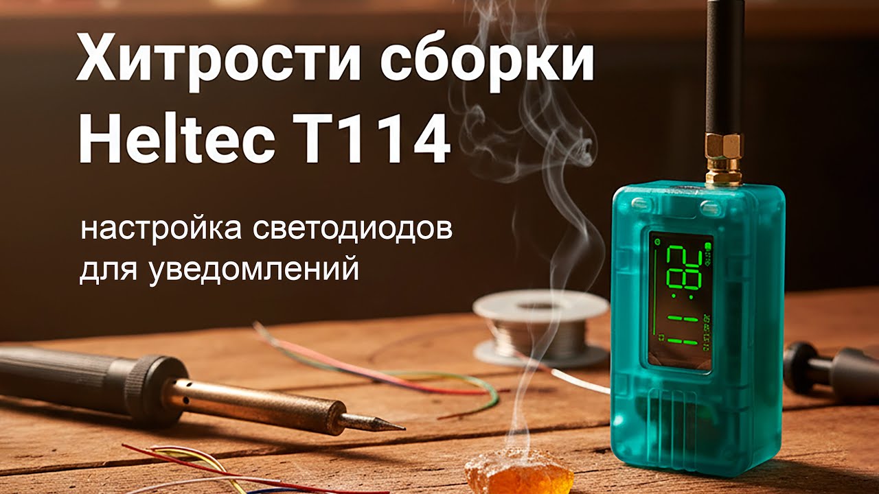 Meshtastic Heltec T114. Хитрости сборки и настройки