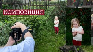 Правило композиции в фотографии. Правило третей. Видео для новичков