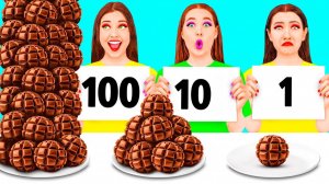 100 Слоев Еды Челлендж # Забавная Кулинарная Битва от Fun Challenge