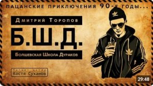 26 серия  Аудиокнига Б.Ш.Д.  Подростки в 90 - е  За забором интерната  актер Костя Суханов