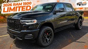Спортивный 2026 Ram 1500 Limited на 33»! Диски 22x10, тормоза Rotora, выхлоп Borla + Тест-драйв
