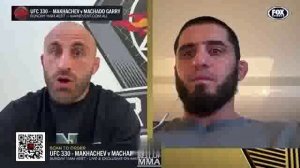 😄 Махачев на позитиве с Кормье и Волком перед UFC 330