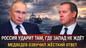 «РОССИЯ озвучила жесткий ответ! ПУТИН предупредил, МЕДВЕДЕВ объяснил: Западу будет больно!»