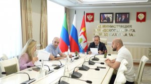 Нариман Батырбиев принял участие в совещании под председательством Руслана Алиева