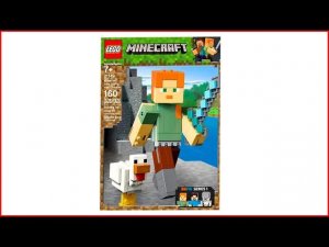 LEGO Minecraft 21149: Сборка фигурки Алекс с курицей