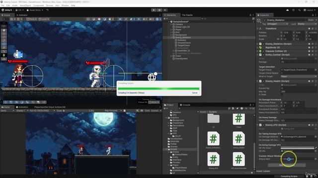 006 Боевая система (полный курс обучения RPG на Unity)